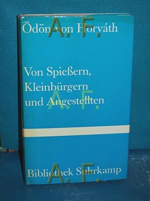 Bild des Verkufers fr Von Spiessern, Kleinbrgern und Angestellten (Bibliothek Suhrkamp Band 285) zum Verkauf von Antiquarische Fundgrube e.U.