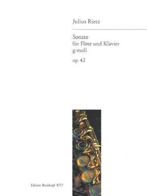 Bild des Verkufers fr Sonate g-Moll op.42fr Flte und Klavier zum Verkauf von AHA-BUCH GmbH