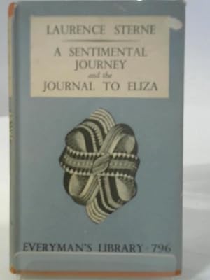 Bild des Verkufers fr A Sentimental Journey - the Journal to Eliza zum Verkauf von World of Rare Books