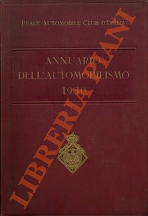 Annuario dell'Automobilismo 1930.