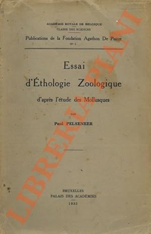 Essai d'èthologie zoologique d'après l'étude des mollusques.