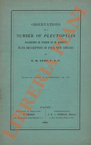 Observations on a number of Plectopylis collected in Tonkin by M.Mansuy with description of four ...