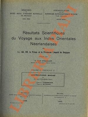 Bild des Verkufers fr Gastropodes marins. 1 - 2. - Famille Terebridae. Famille Mitridae. "Rsultats Scientifiques du Voyage aux Indes Orientales Nerlandaises." zum Verkauf von Libreria Piani