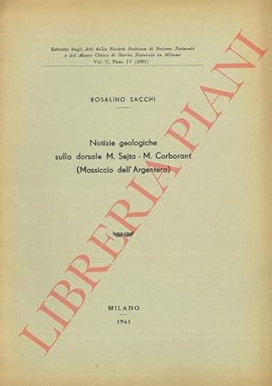 Notizie geologiche sulla dorsale M.Sejta - M.Corborant (Massiccio dell'Argentera).