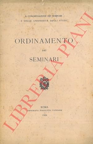 Ordinamento dei seminari.