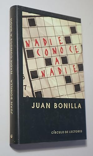 Imagen del vendedor de NADIE CONOCE A NADIE - Barcelona 1999 a la venta por Llibres del Mirall