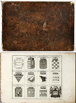 [Wappenalbum mit 35 Kupfertafeln à 11 Wappenabbildungen].