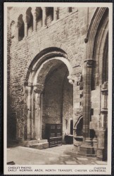 Cheshire Postcard Chester Cathedral Northern Transept