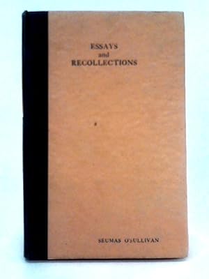 Seller image for Essays and Recollections for sale by World of Rare Books