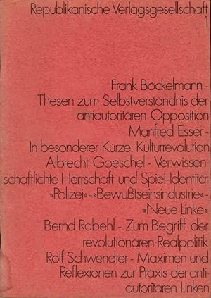 Seller image for Republikanische Verlagsgesellschaft 1. for sale by Schrmann und Kiewning GbR