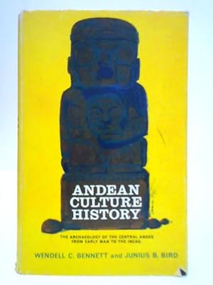 Seller image for Andean Culture History for sale by World of Rare Books