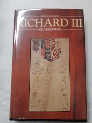 Bild des Verkufers fr Richard III. [ English Monarchs Series ]. zum Verkauf von Cambridge Rare Books
