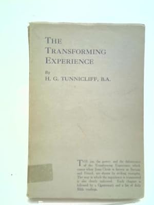Imagen del vendedor de The Transforming Experience a la venta por World of Rare Books