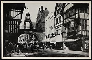 Chester Postcard Eastgate Foregate Real Photo Postcard