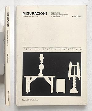 Mario Cresci. Misurazioni Fotografia e territorio. Edizioni META Matera 1979