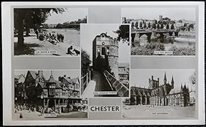 Chester Postcard King Charles Tower Dee Bridge Real Photo Postcard