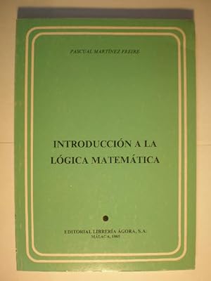 Imagen del vendedor de Introduccin a la lgica matemtica a la venta por Librera Antonio Azorn