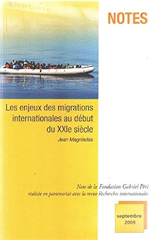 Image du vendeur pour Les enjeux des migrations internationales au debut du XXI siecle mis en vente par Ammareal