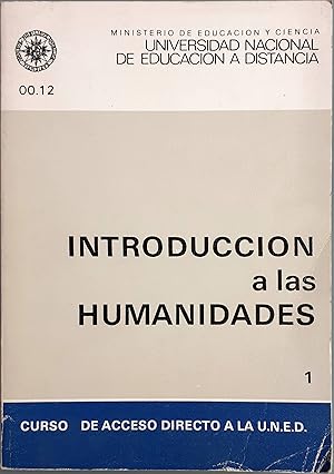 Imagen del vendedor de Introduccin a las humanidades (Curso de acceso directo) a la venta por Los libros del Abuelo