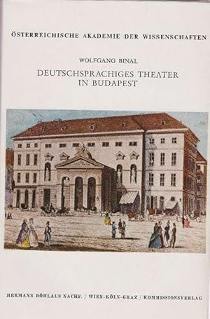 Seller image for Deutschsprachiges Theater in Budapest. for sale by La Librera, Iberoamerikan. Buchhandlung