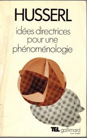 Seller image for Ides directrices pour une phnomnologie. Traduit de l'Allemand par Paul Ricoeur. for sale by La Librera, Iberoamerikan. Buchhandlung
