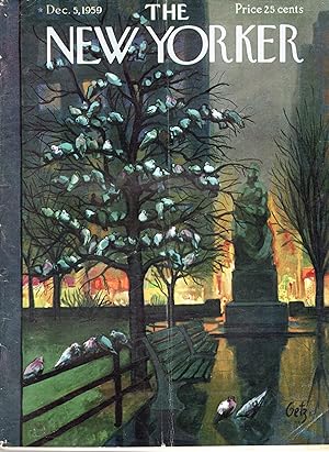 Bild des Verkufers fr The New Yorker (Magazine) December 5, 1959 zum Verkauf von Dorley House Books, Inc.