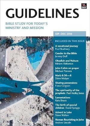 Seller image for Guidelines September-December 2018: Bible study for today's ministry and mission for sale by WeBuyBooks