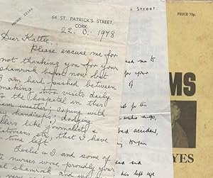 Wonderful collection of original, signed manuscript Letters by Tom Barry and his wife Leslie de B...