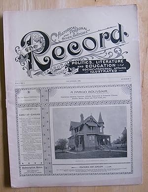 Imagen del vendedor de The Record: Vol 2, # 6, December,1897: A Fargo Souvenir: North Dakota History featuring Trail County, North Dakota: Scarce a la venta por The Book Shelf