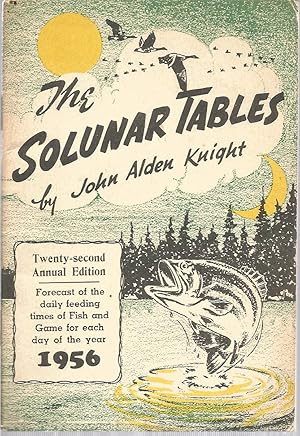 Seller image for The Solunar Tables (1956) for sale by The Book Junction