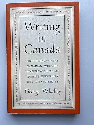 Seller image for Writing in Canada for sale by Jake's Place Books