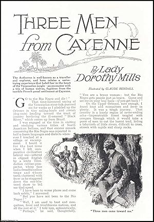 Seller image for Three Men from Cayenne : an encounter with human wolves, Fugitives from French Penal Settlement at Cayenne. An uncommon original article from the Wide World Magazine, 1931. for sale by Cosmo Books