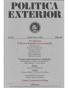 REVISTA POLÍTICA EXTERIOR Vol IX nº 44 1995