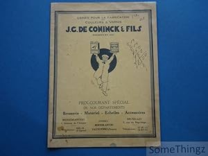 J.G. De Coninck & Fils. Prix-courant spécial de nos départements Brosserie - Matériel - Echelles ...