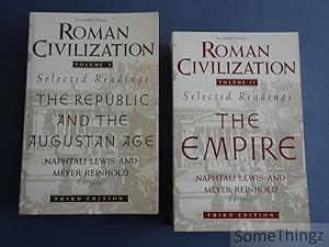 Image du vendeur pour Roman Civilization: Selected Readings. Vol 1: The Republic and the Augustan Age. Vol 2: The Empire. mis en vente par SomeThingz. Books etcetera.