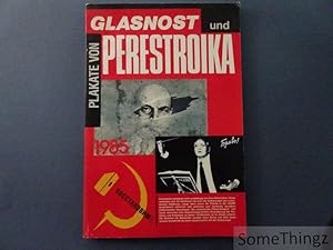 Plakate von Glasnost und Perestoika.