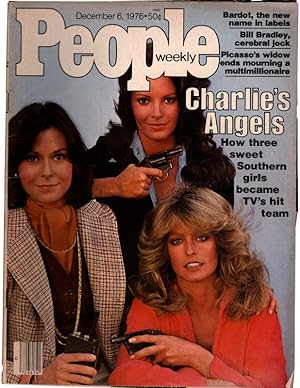 PEOPLE WEEKLY MAGAZINE : CHARLIE'S ANGELS. DECEMBER 6, 1976.