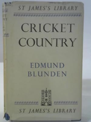 Imagen del vendedor de Cricket Country a la venta por World of Rare Books