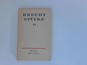 Bild des Verkufers fr Bertholt Brecht - Stcke. Band 2 : Leben Eduards des Zweiten von England, Mann ist Mann. zum Verkauf von ANTIQUARIAT FRDEBUCH Inh.Michael Simon