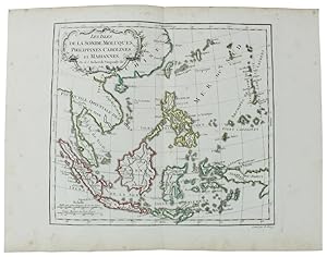LES ISLES DE LA SONDE, MOLUQUES, PHILIPPINES, CAROLINES, ed MARIANNES. [Original copper engraved ...