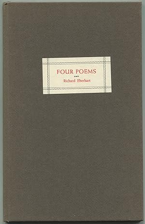 Seller image for Four Poems for sale by Between the Covers-Rare Books, Inc. ABAA