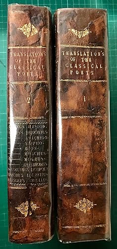 Seller image for Poetical Translations (Translations of The Classical Poets) Vols 1 & 2 for sale by Arty Bees Books