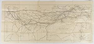 Map of the East Indian Railway showing stations and mileage by Shortest route.