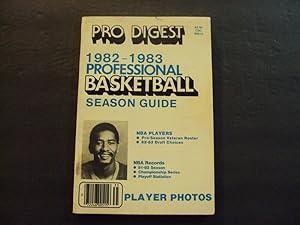 Seller image for 1982-83 Professional Basketball Season Guide sc Pace Publications for sale by Joseph M Zunno