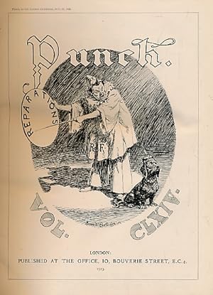 Bild des Verkufers fr Punch, Or the London Charivari. January - June 1923. Volume 164 zum Verkauf von Barter Books Ltd