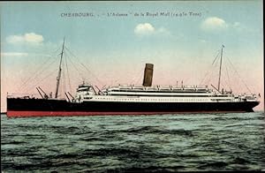 Seller image for Ansichtskarte / Postkarte Cherbourg Manche, L'Atlanta, de la Royal Mail, Dampfschiff for sale by akpool GmbH