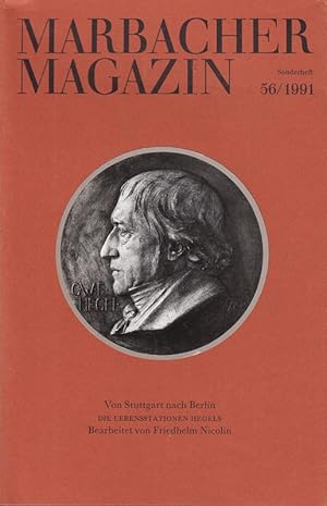 Seller image for Marbacher Magazin Sonderheft 56/1991 - Von Stuttgart Nach Berlin - Die Lebenssta for sale by Die Buchgeister