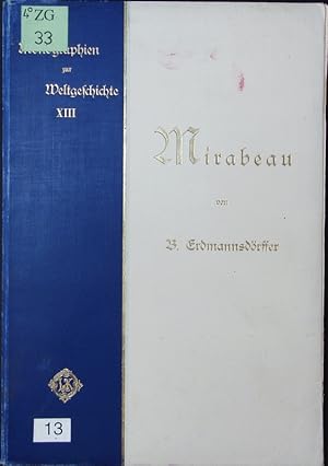 Imagen del vendedor de Mirabeau. a la venta por Antiquariat Bookfarm