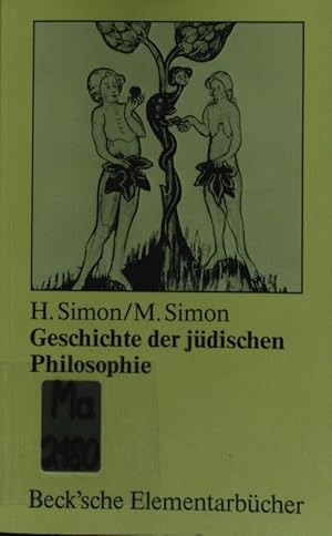 Imagen del vendedor de Geschichte der jdischen Philosophie. a la venta por Antiquariat Bookfarm