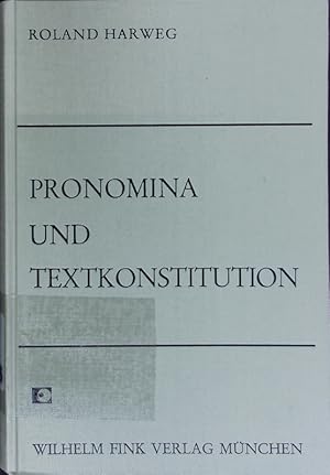 Seller image for Pronomina und Textkonstitution. for sale by Antiquariat Bookfarm